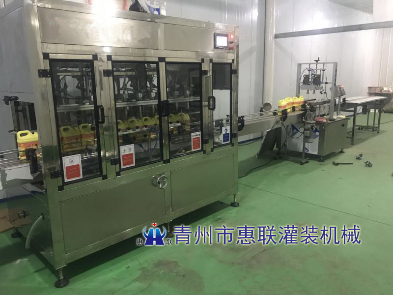 洗潔精灌裝機(jī)生產(chǎn)線(xiàn)