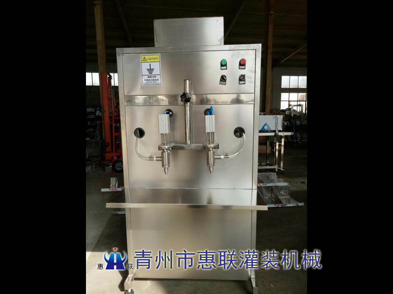 雙頭半自動食用油灌裝機(jī)